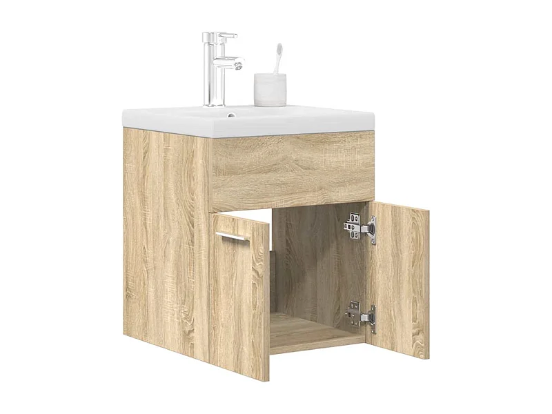 Mueble de baño con lavabo y grifo integrados