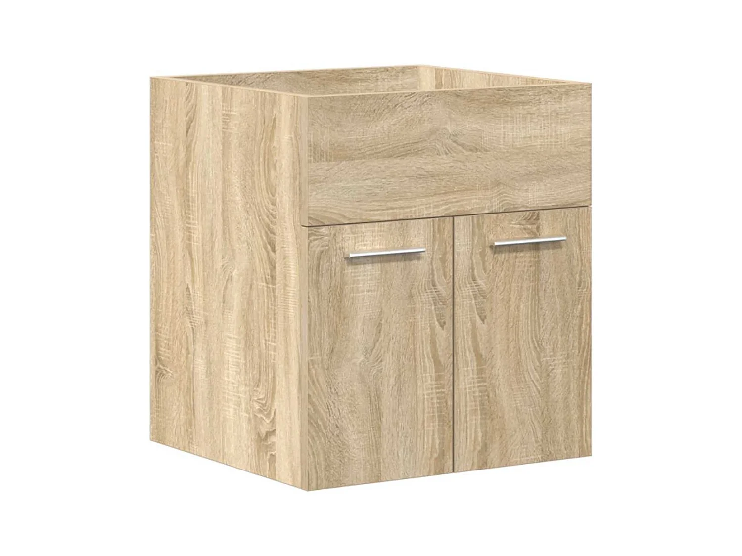 Badkamer wastafelmeubel met geïntegreerde wastafel en kraan