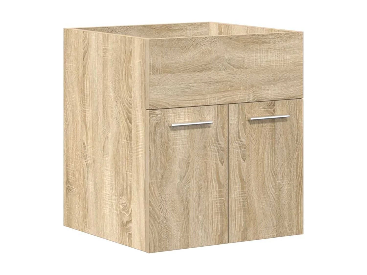 Armoire lavabo de salle de bain et vasque et robinet intégrés