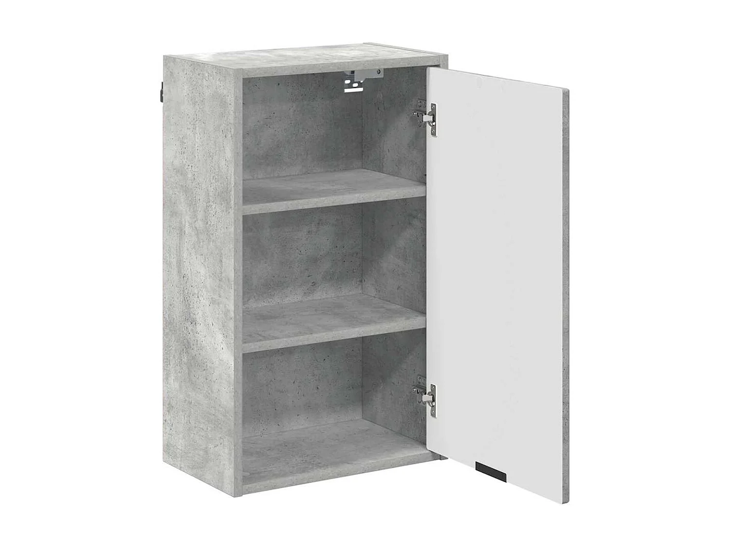 Set di mobili da bagno a quadri 3 pezzi grigio cemento