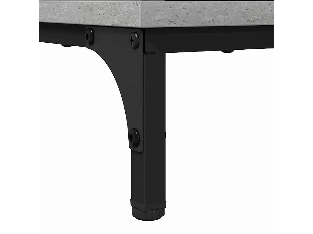 Set di mobili da bagno a quadri 3 pezzi grigio cemento