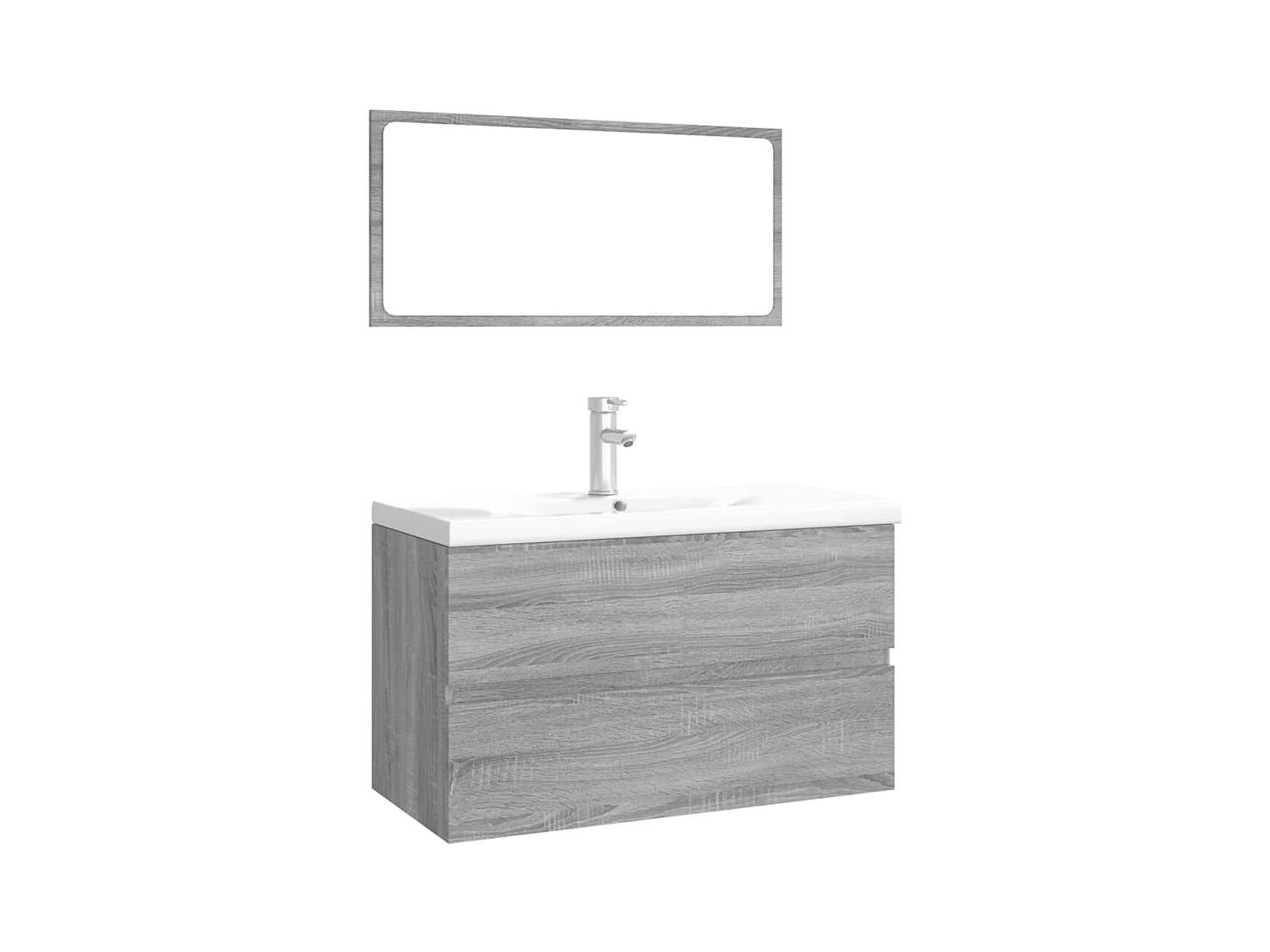 Mobili da bagno in legno ingegnerizzato Sonoma Gray