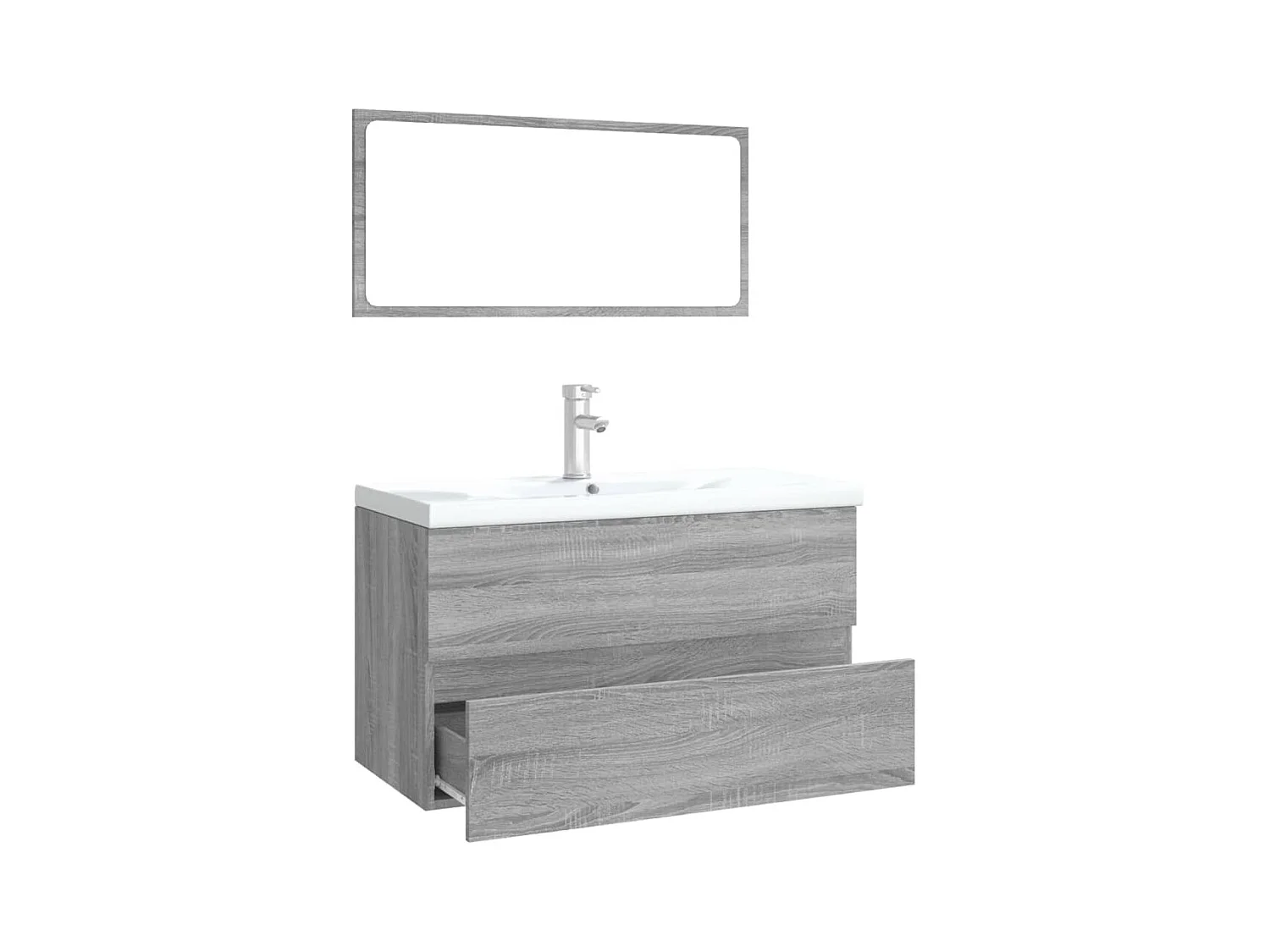 Mobili da bagno in legno ingegnerizzato Sonoma Gray