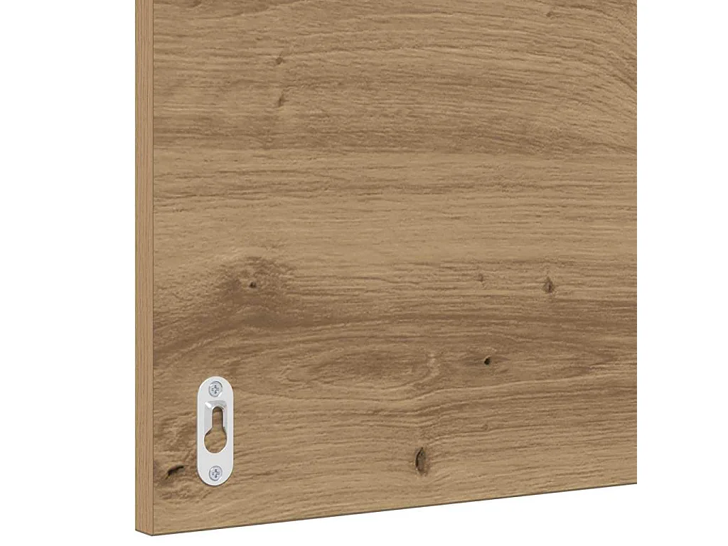 Set di mobili da bagno 3 pezzi Rovere nero