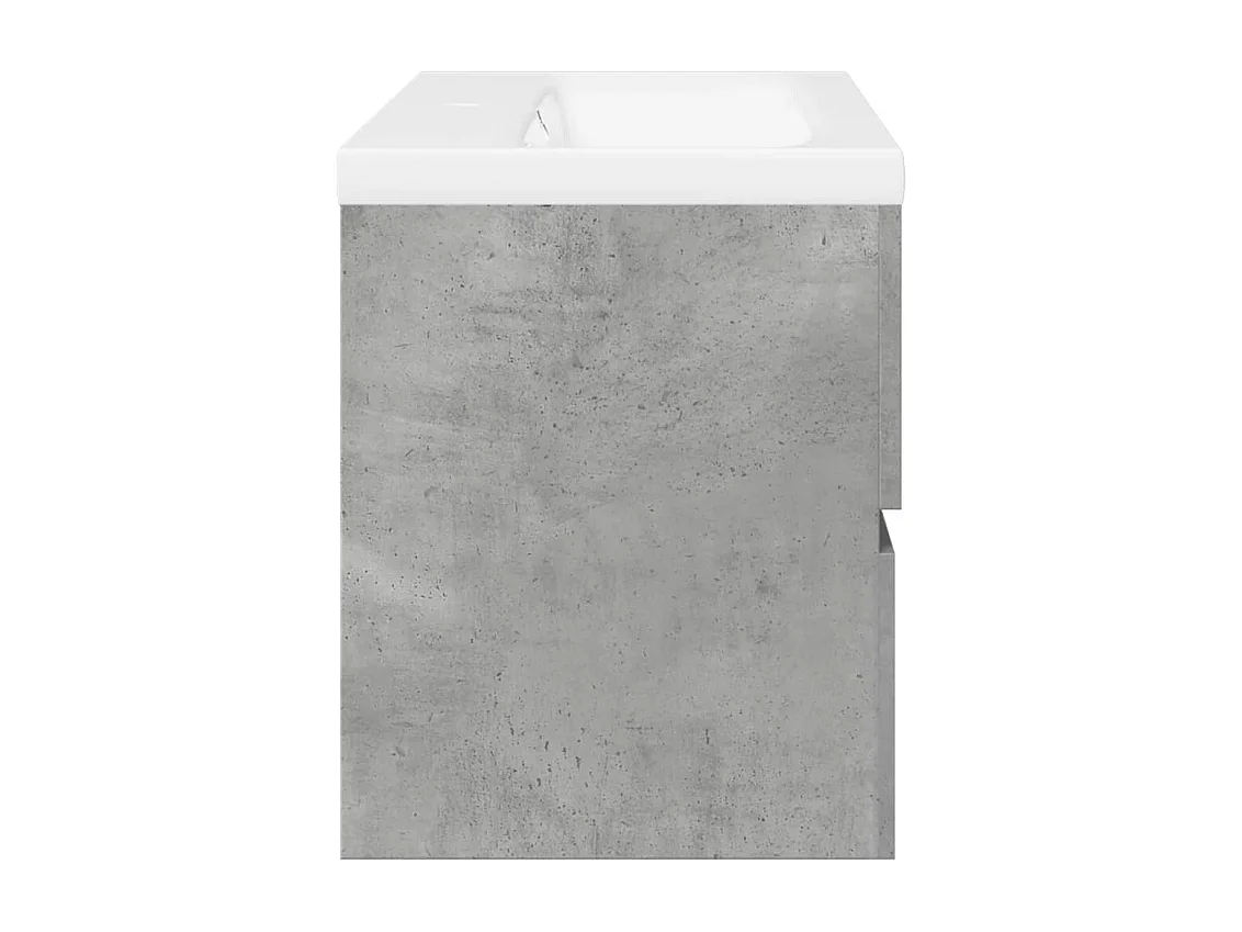 2-delige badkamermeubelset betongrijs