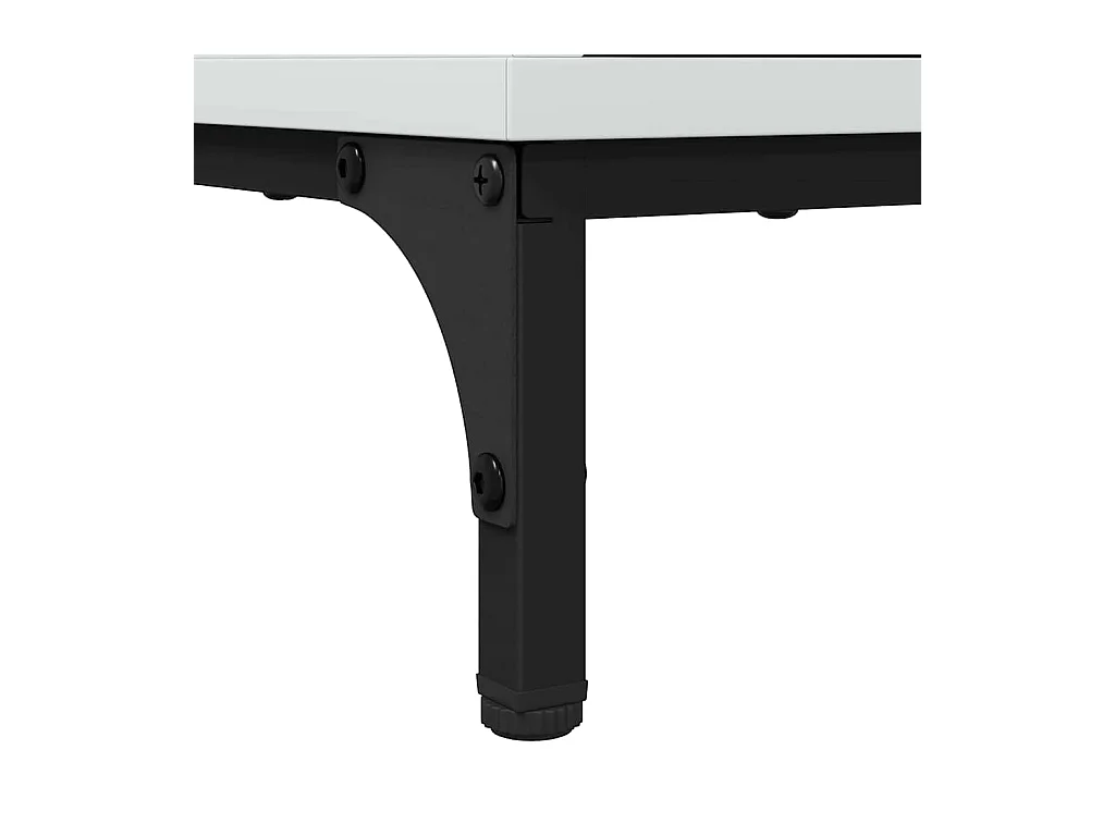 Conjunto de muebles de baño de 2 piezas, blanco brillante