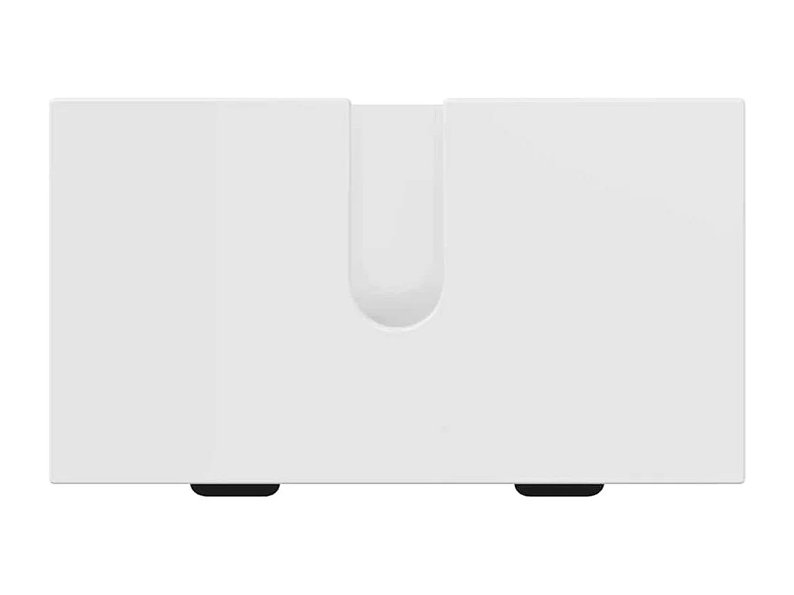 2-delige badkamermeubelset, glanzend wit