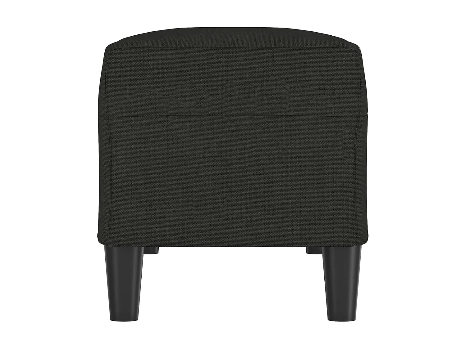 Panca nera 100x35x41 cm Tessuto