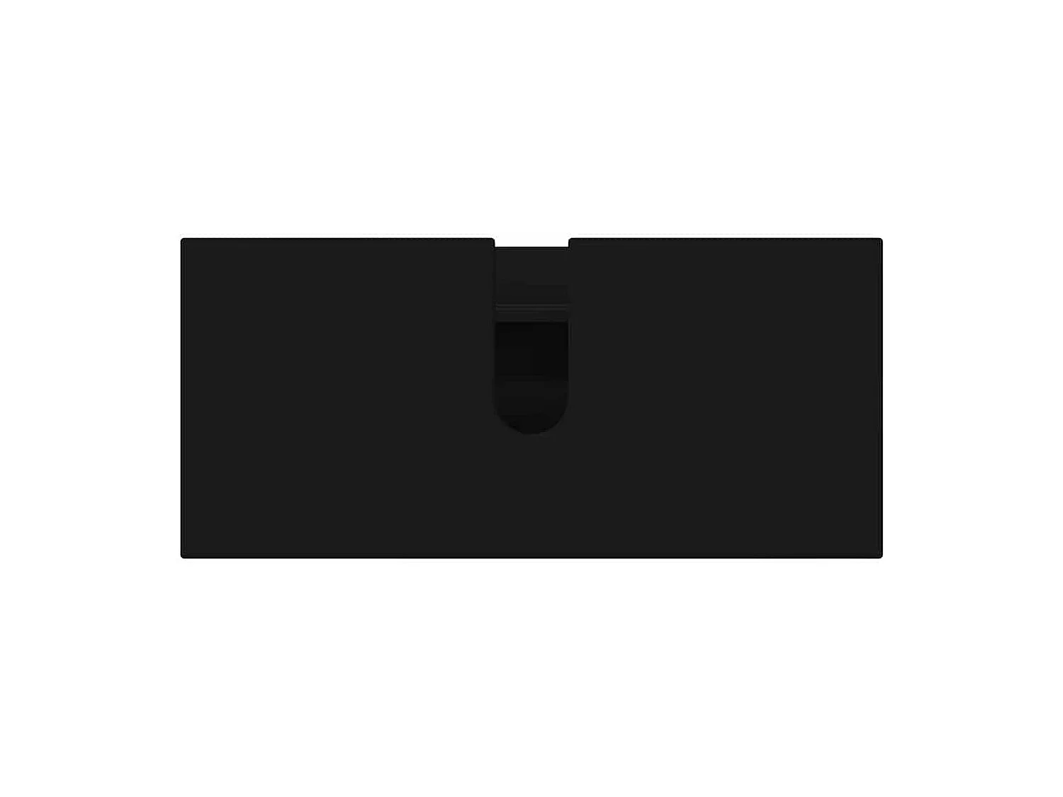 Ensemble de mobilier de salle de bain avec tiroir 5 pcs Noir