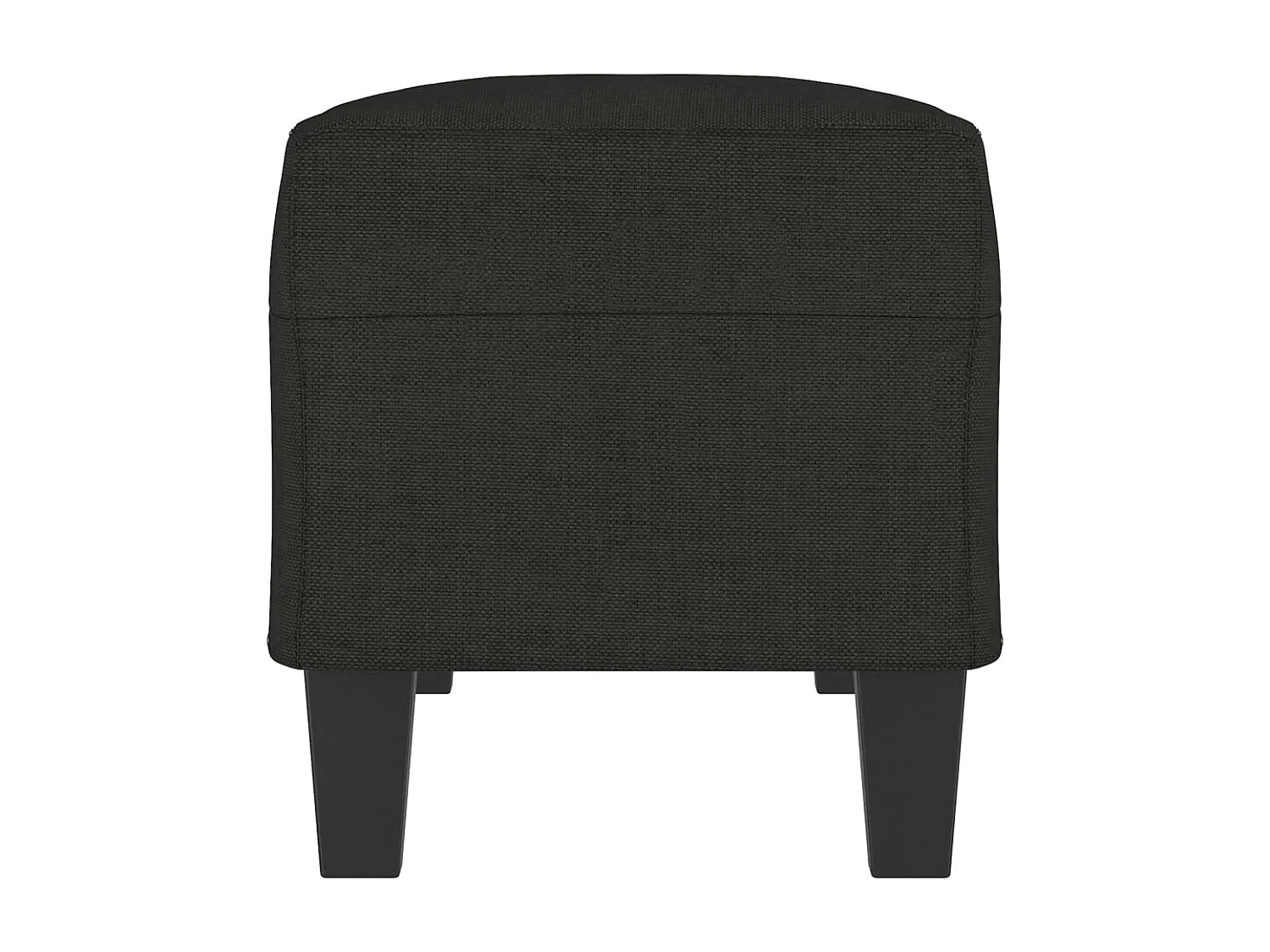 Panca nera 100x35x41 cm Tessuto