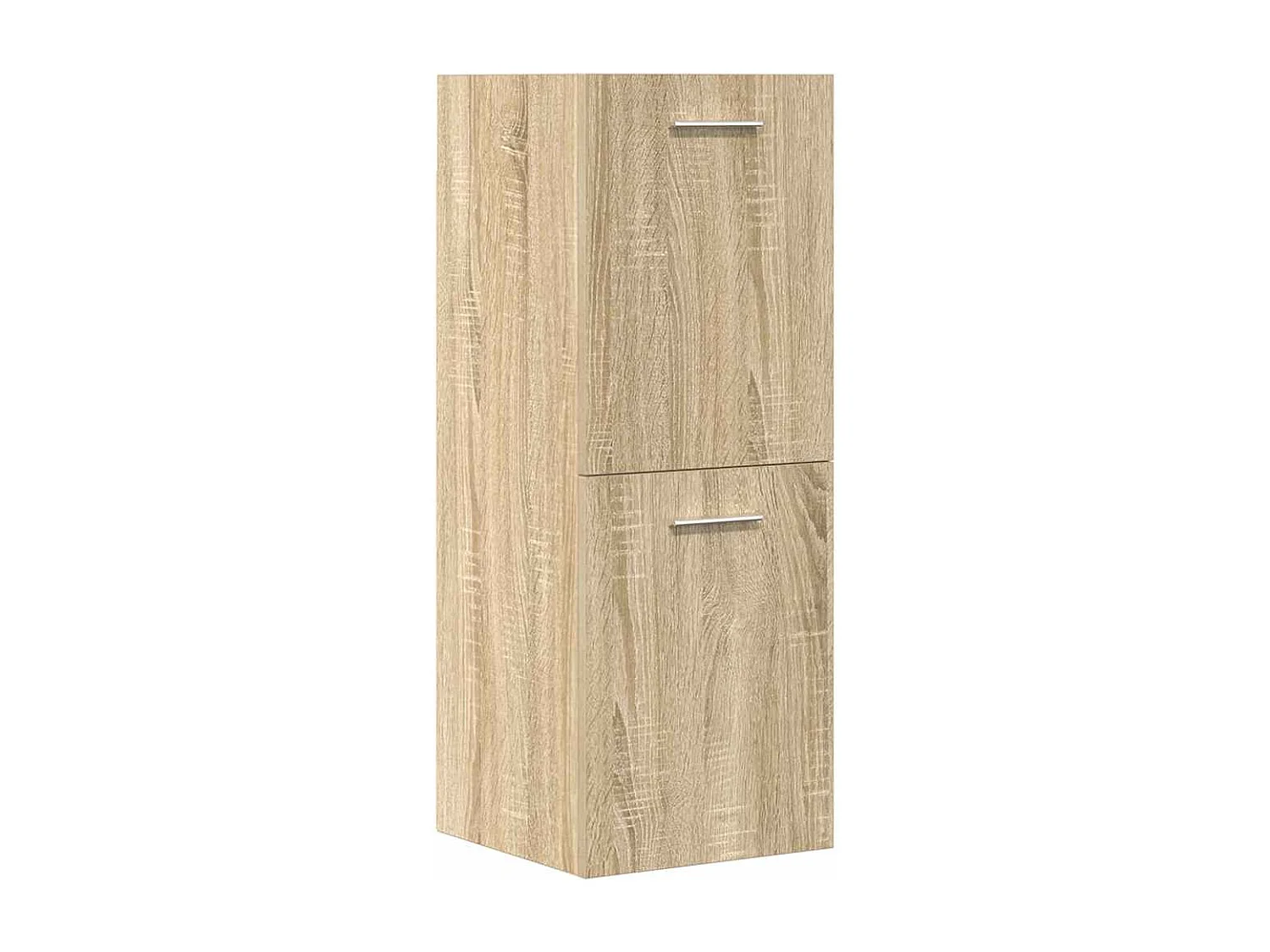 Set di mobili da bagno 4 pezzi in rovere Sonoma