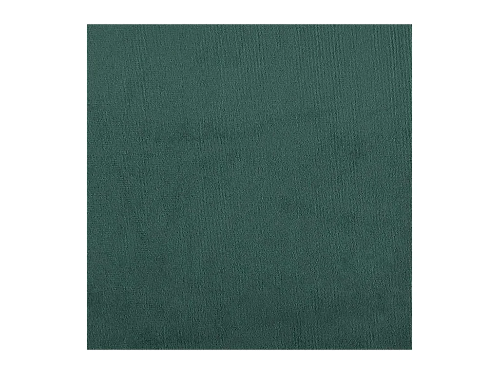 Bank mit dunkelgrünen Kissen 120,5x65x75 cm Samt