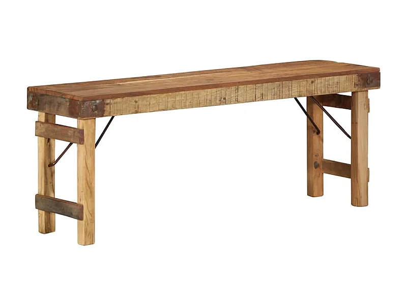 Bancs Marron Bois massif