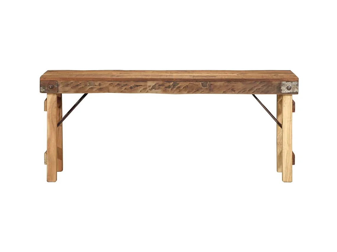 Bancs Marron Bois massif