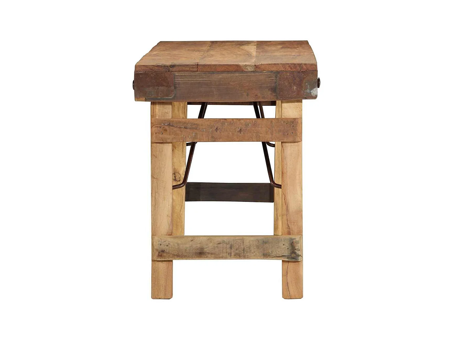 Bancs Marron Bois massif