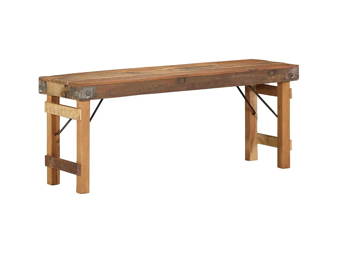 Bancs Marron Bois massif