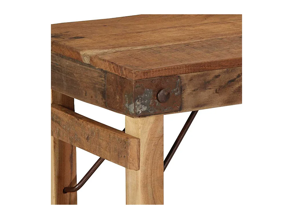 Bancs Marron Bois massif