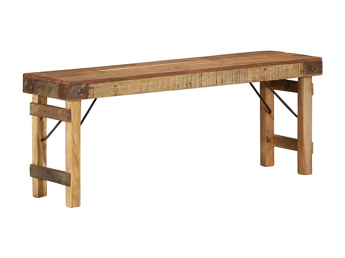 Bruine massief houten banken