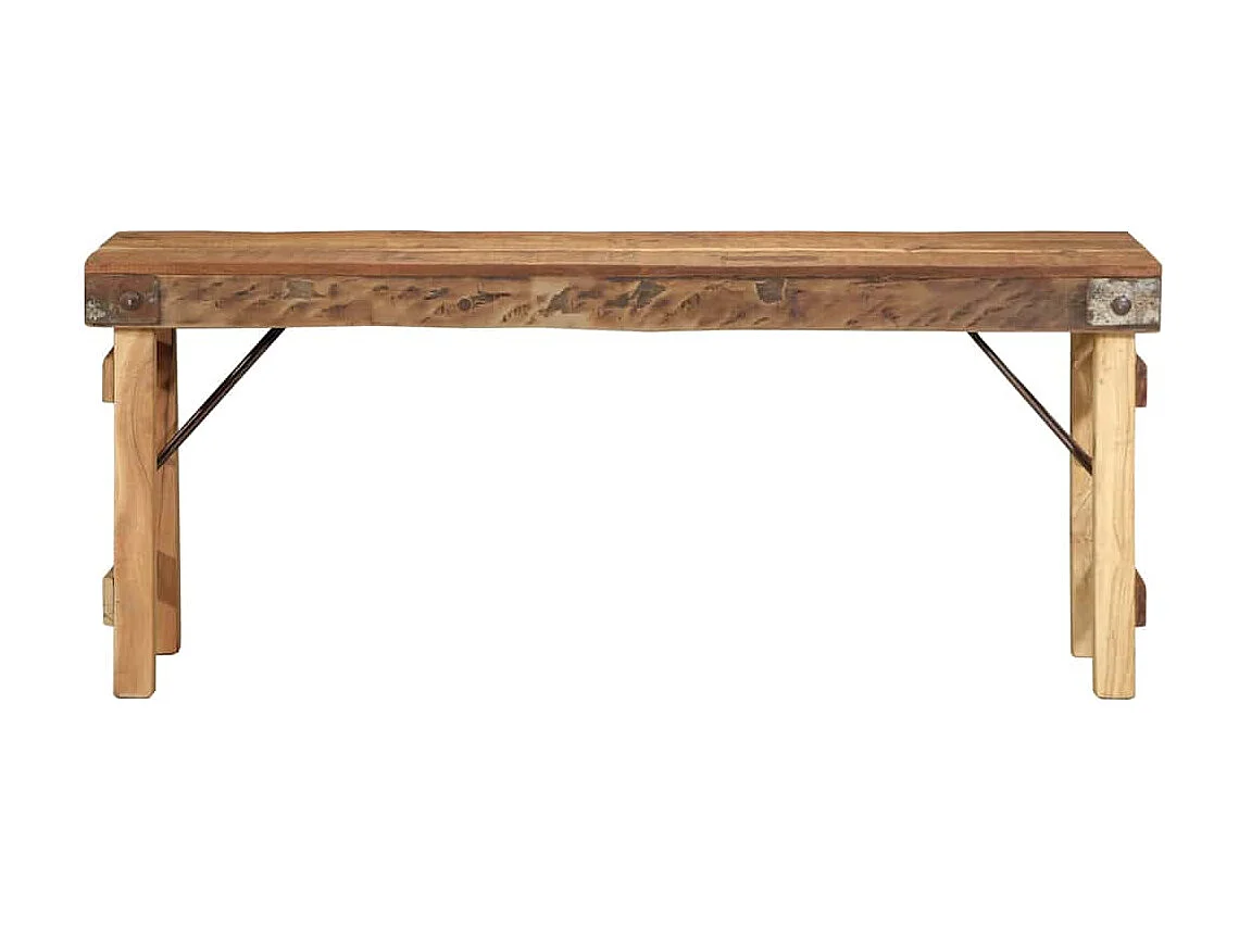 Bruine massief houten banken