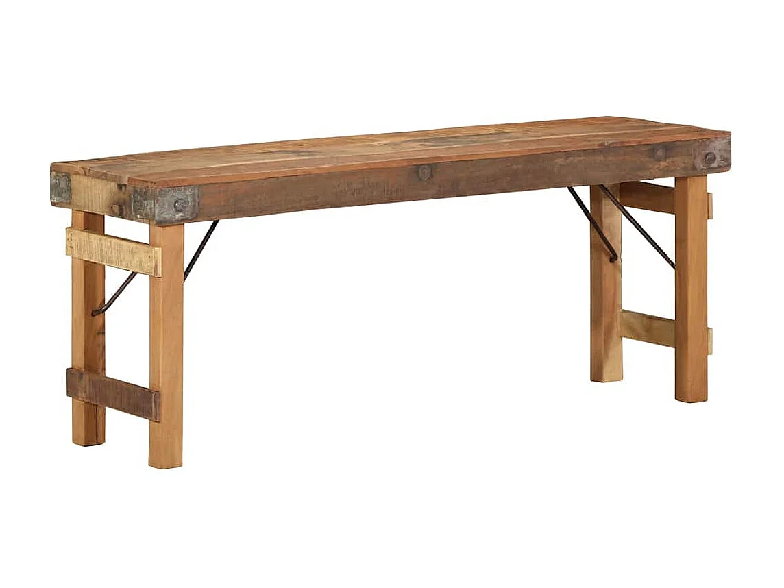 Bruine massief houten banken