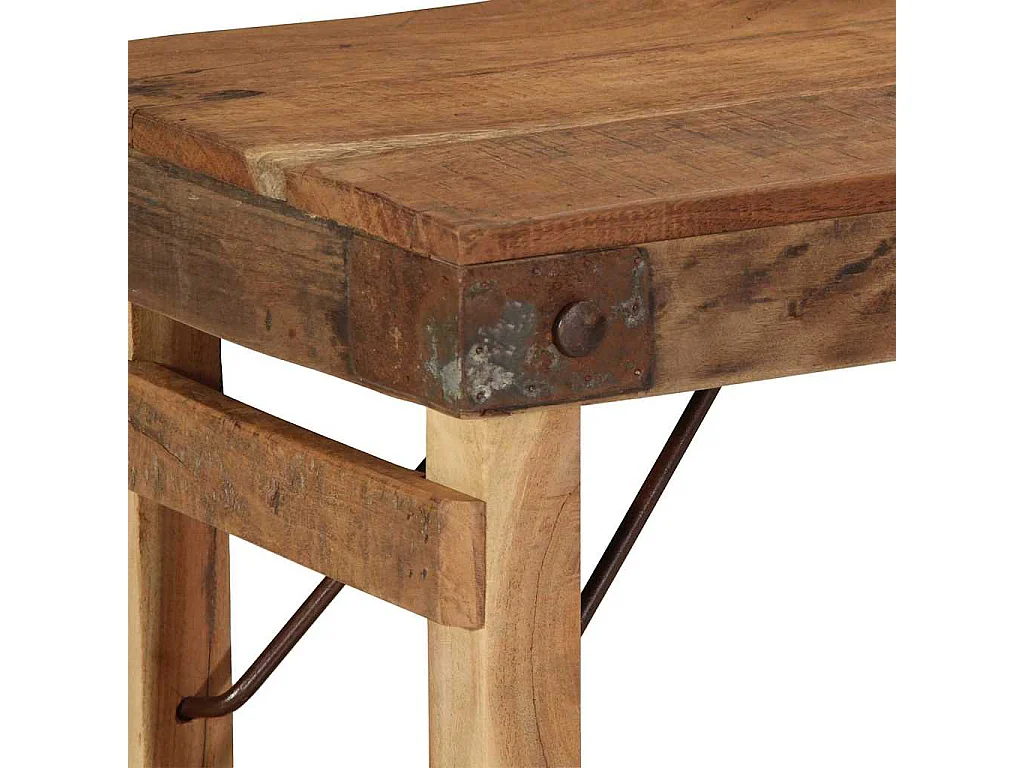 Bruine massief houten banken