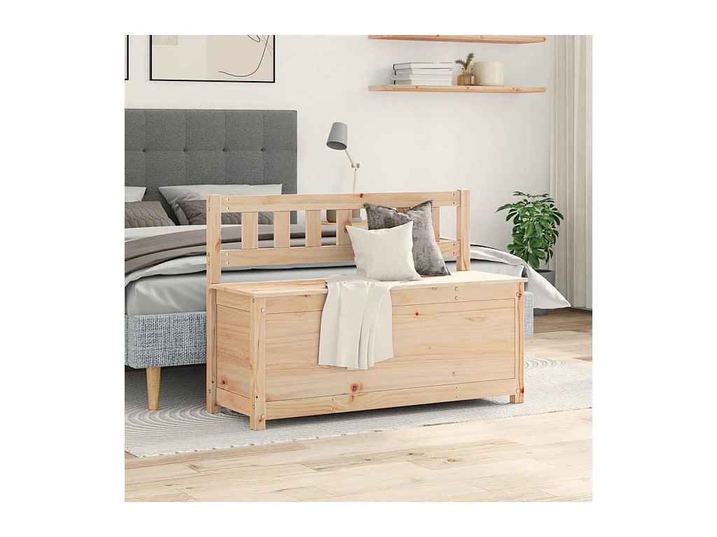 Banco 110x41x76,5 cm Madera maciza de pino