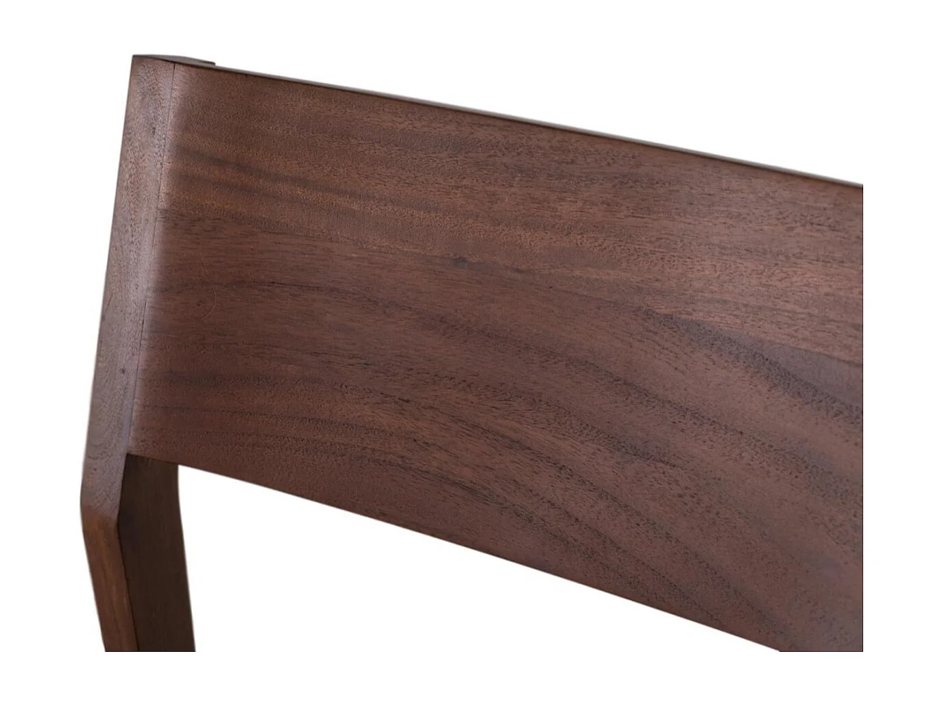 Lot de 2 chaises en bois d'acacia et recouvertes de tissu