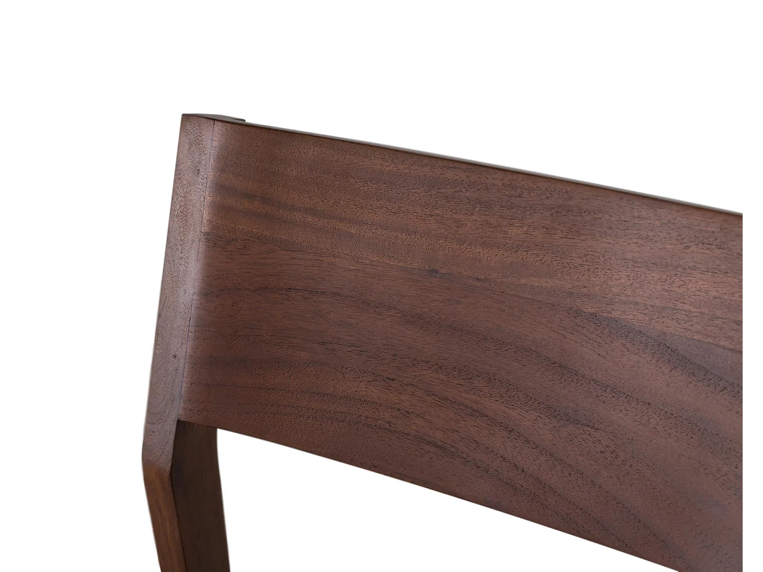 Lot de 2 chaises en bois d'acacia et recouvertes de tissu