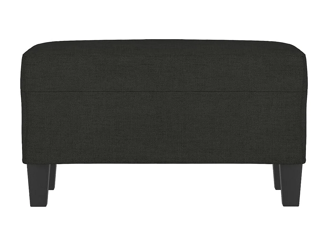 Zwarte bank 70x35x41 cm stof