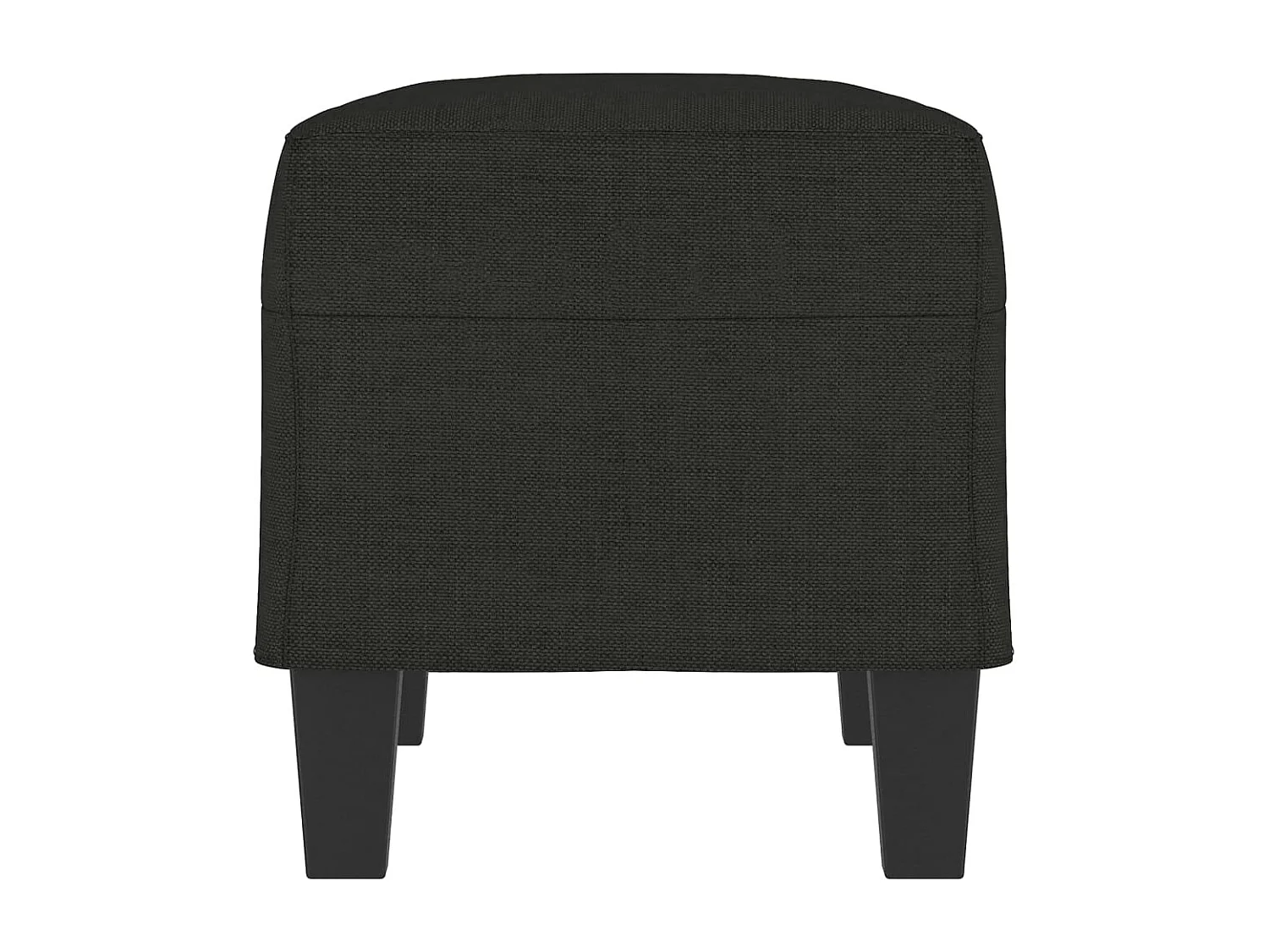 Zwarte bank 70x35x41 cm stof