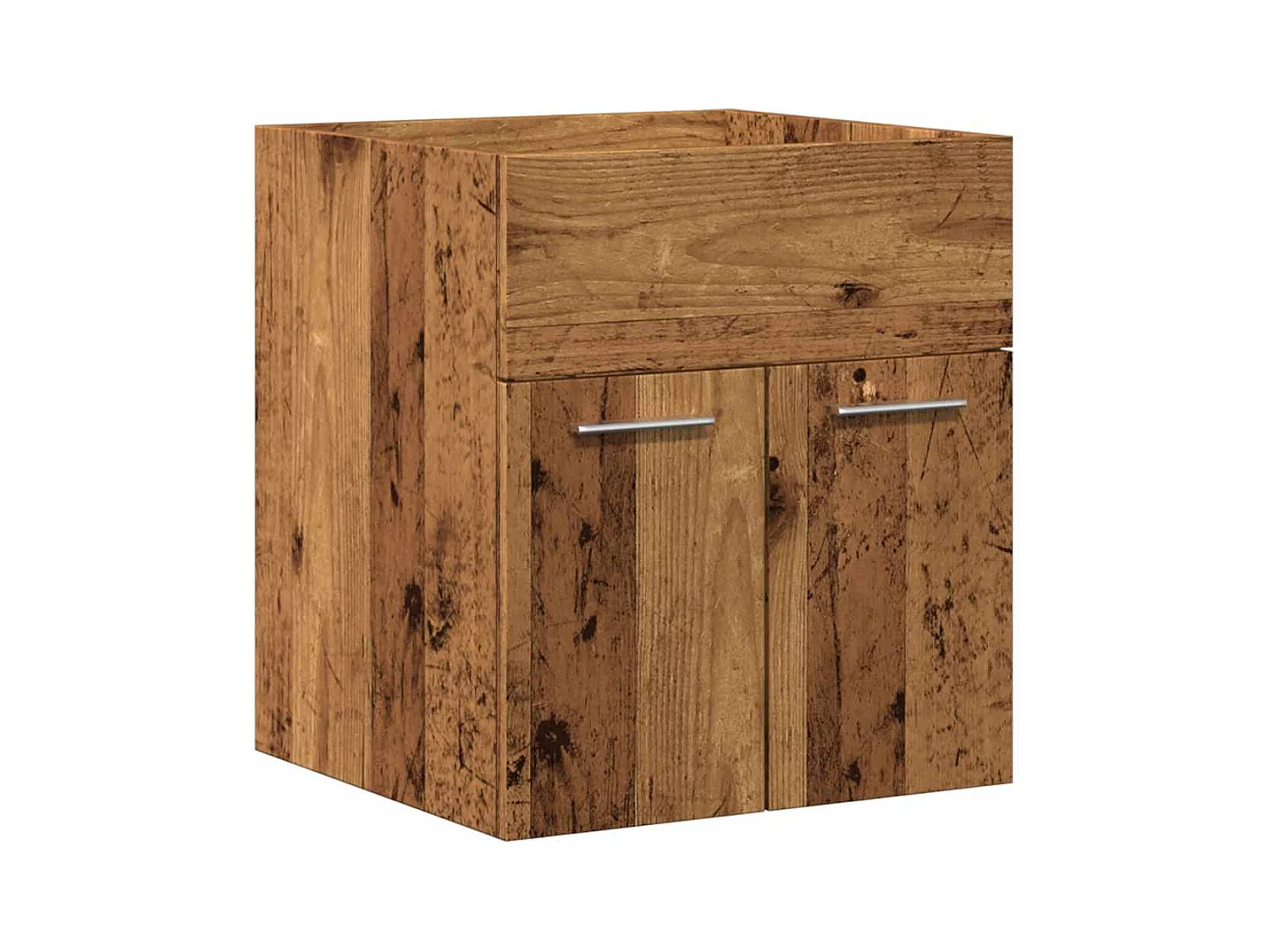 Ensemble de meubles salle de bain 2 pcs bois d'ingénierie