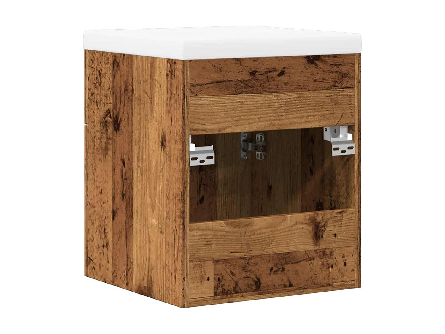 Ensemble de meubles salle de bain 2 pcs bois d'ingénierie