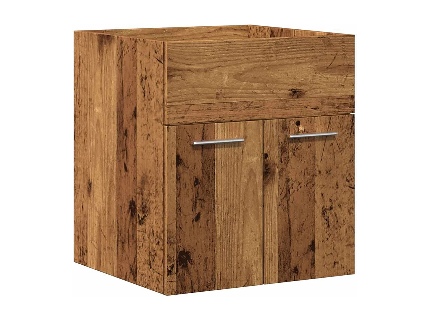 Ensemble de meubles salle de bain 2 pcs bois d'ingénierie