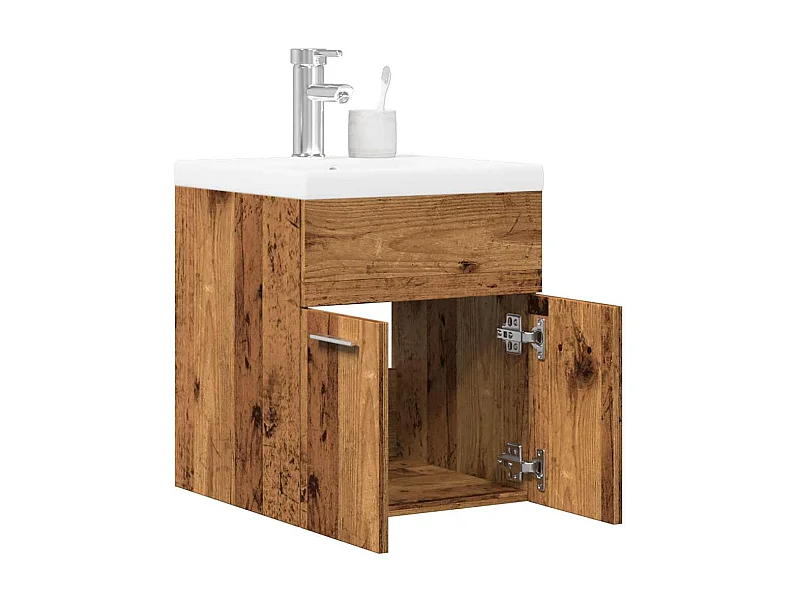 2-teiliges Badmöbel-Set Holzwerkstoff