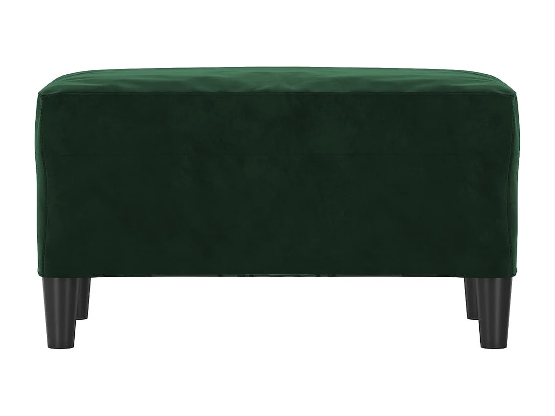 Panca Verde Scuro 70x35x41 cm Velluto