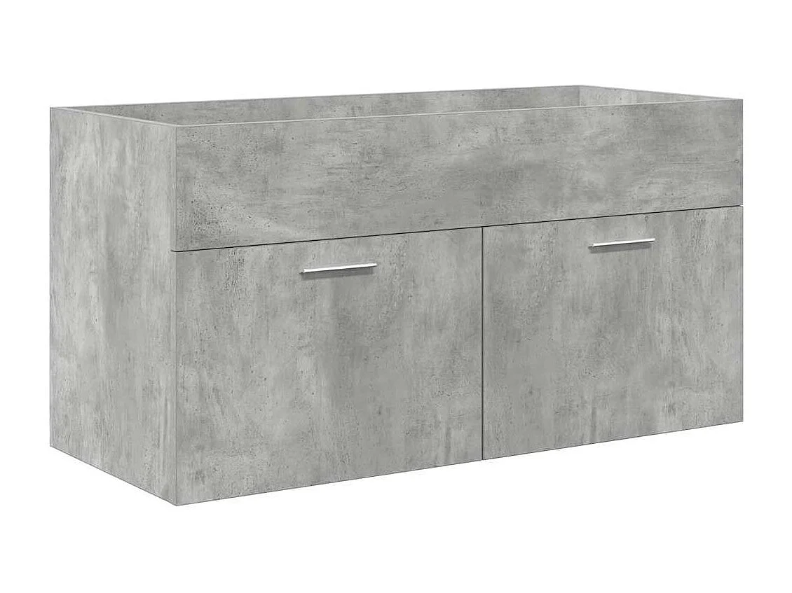 Armoire lavabo de salle de bain avec bassin intégré et robinet