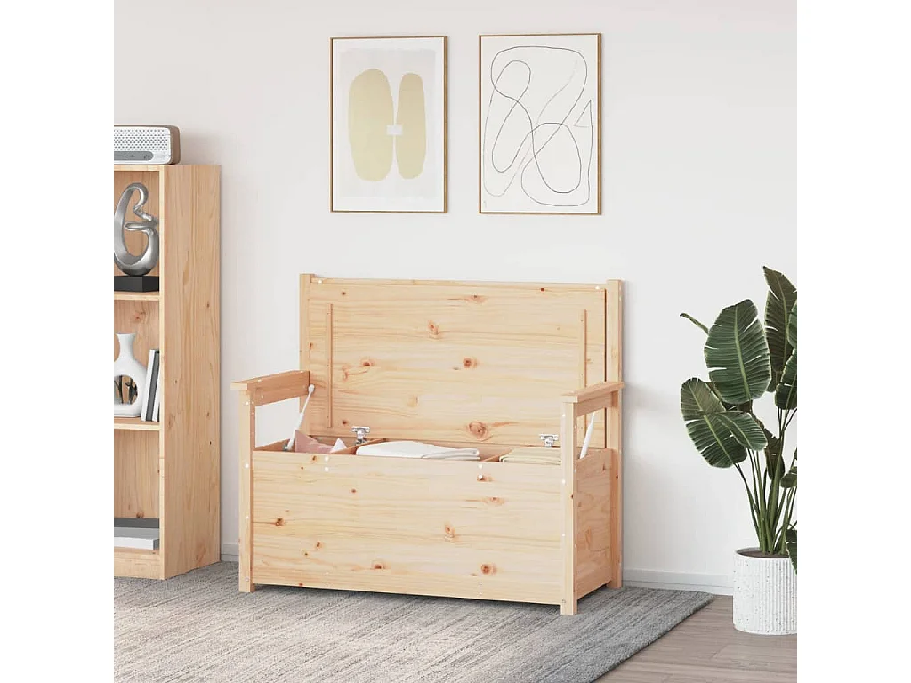 Banco 112,5x51,5x96,5 cm Madera maciza de pino