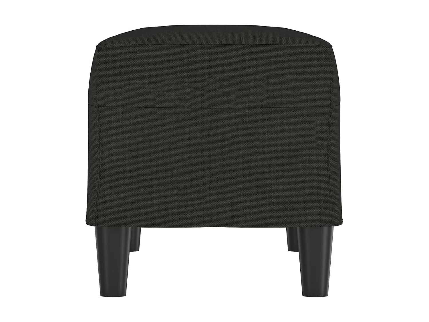 Zwarte bank 70x35x41 cm stof