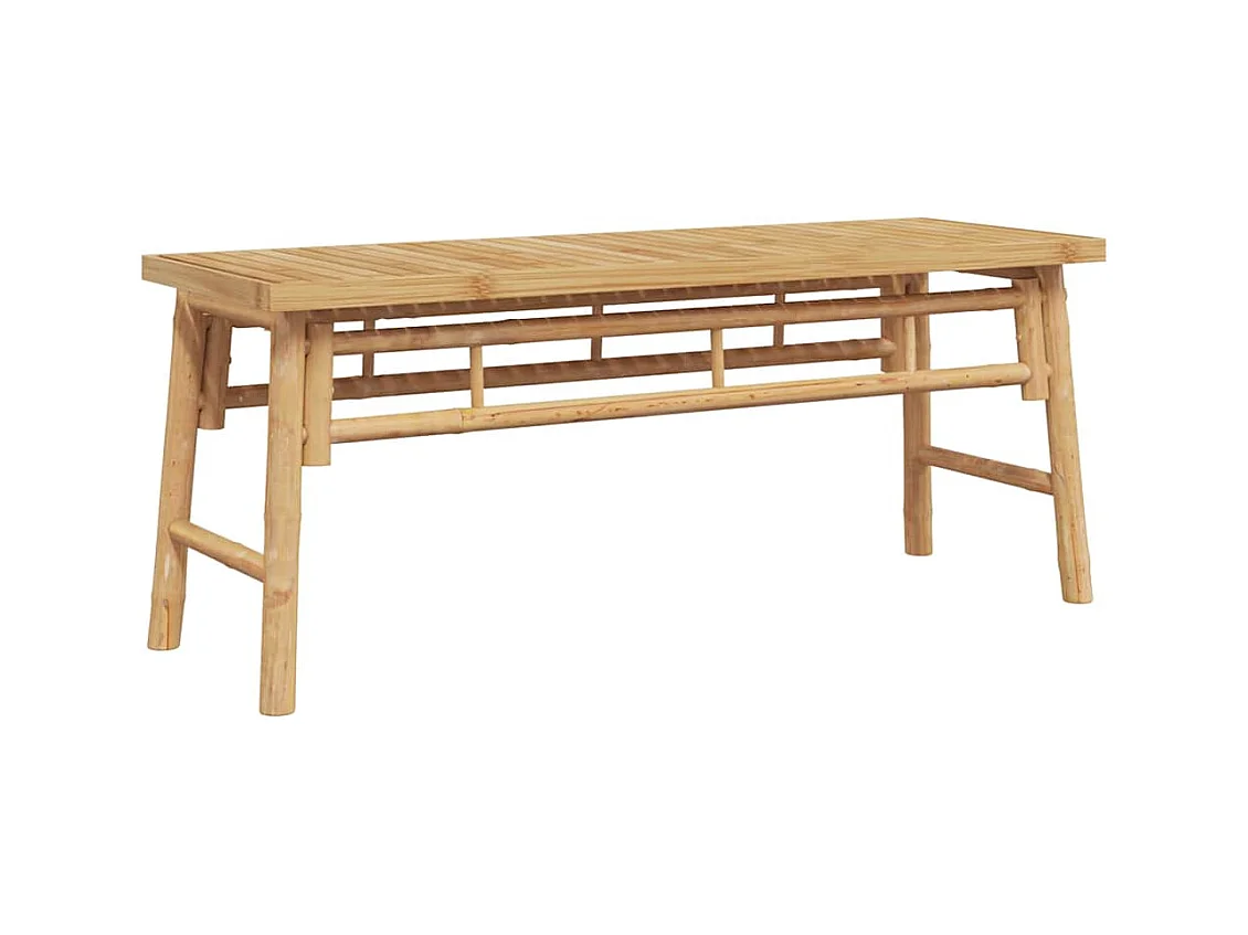 Banco Marrón 110 x 38 x 45 cm Bambú