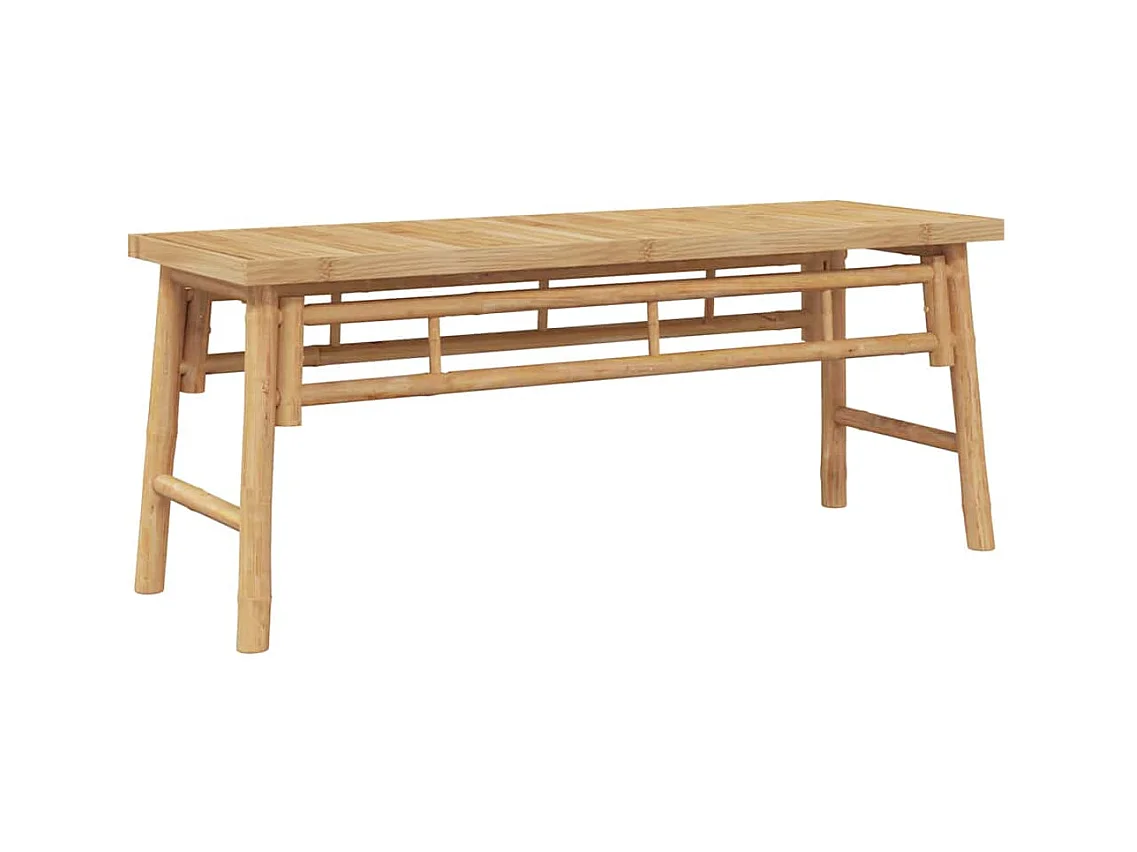 Banco Marrón 110 x 38 x 45 cm Bambú