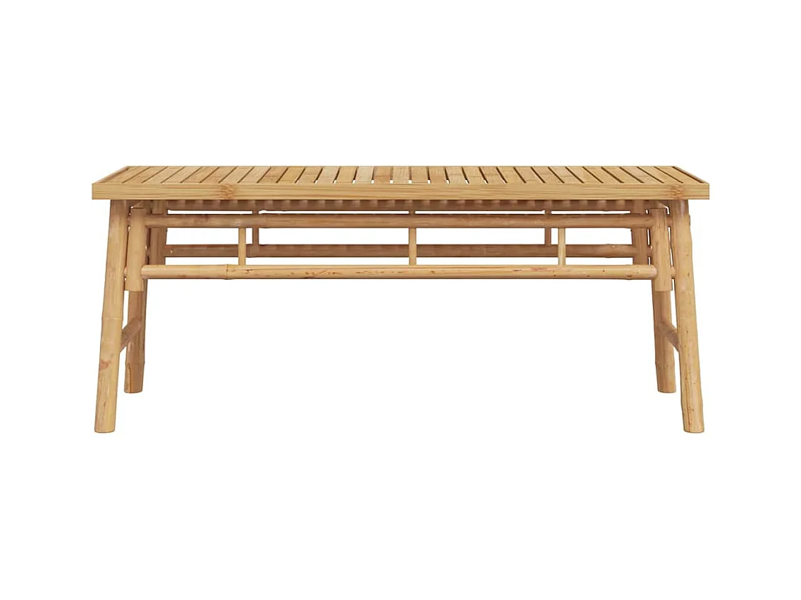 Banco Marrón 110 x 38 x 45 cm Bambú