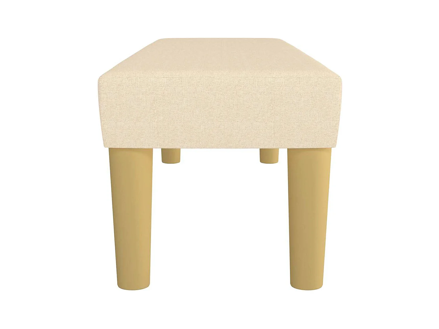 Banco crema 100 x 30 x 30 cm tela