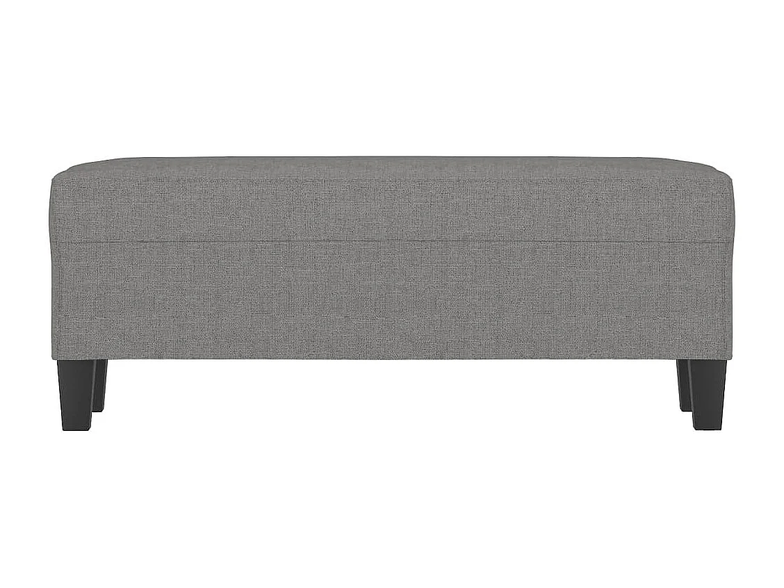 Banc Gris foncé 100x35x41 cm Tissu
