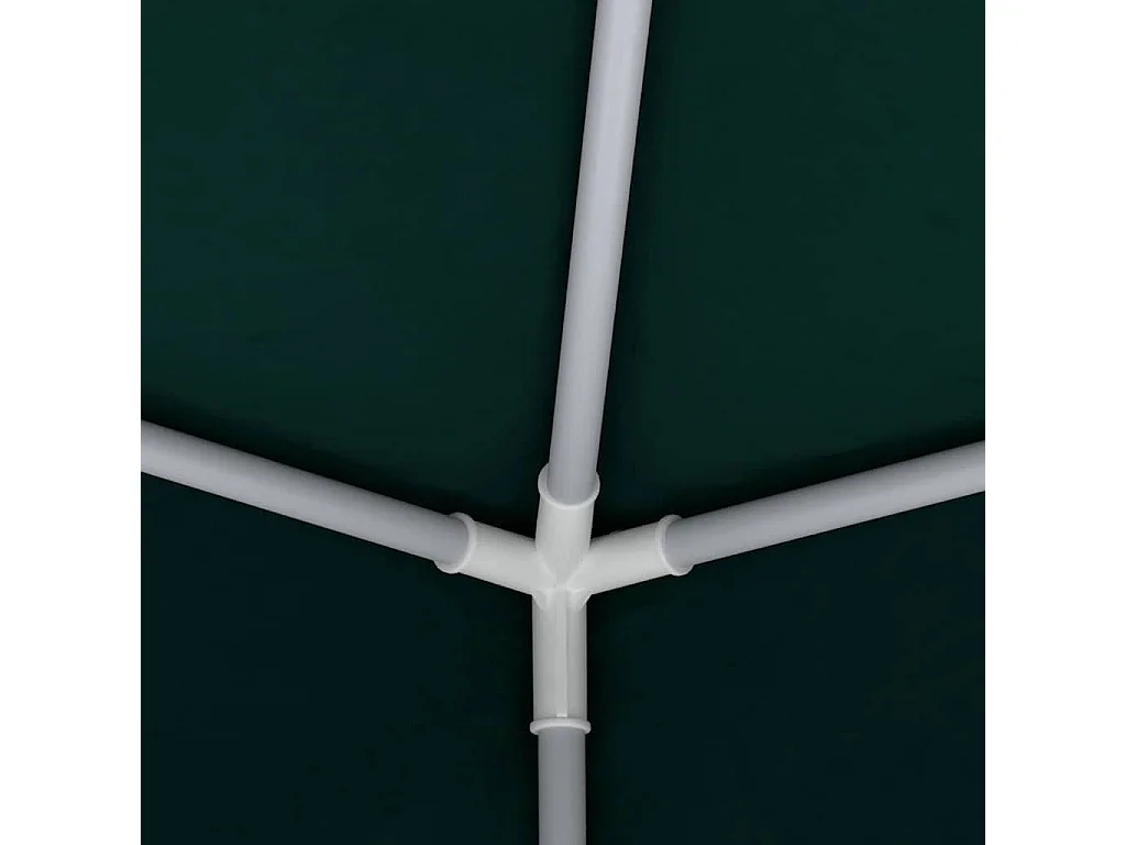 Tenda per ricevimenti con pareti laterali 2,5x2,5 m Verde 90 g/m²