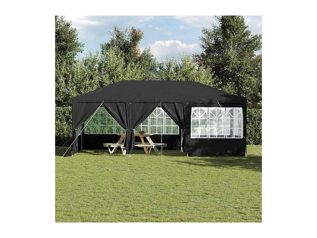 Tente de fête Anthracite et blanc 600 x 400 x 266 cm