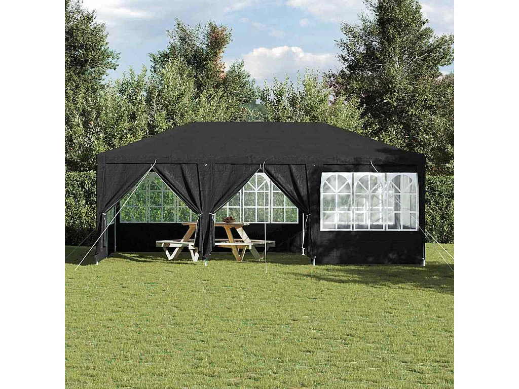 Tente de fête Anthracite et blanc 600 x 400 x 266 cm