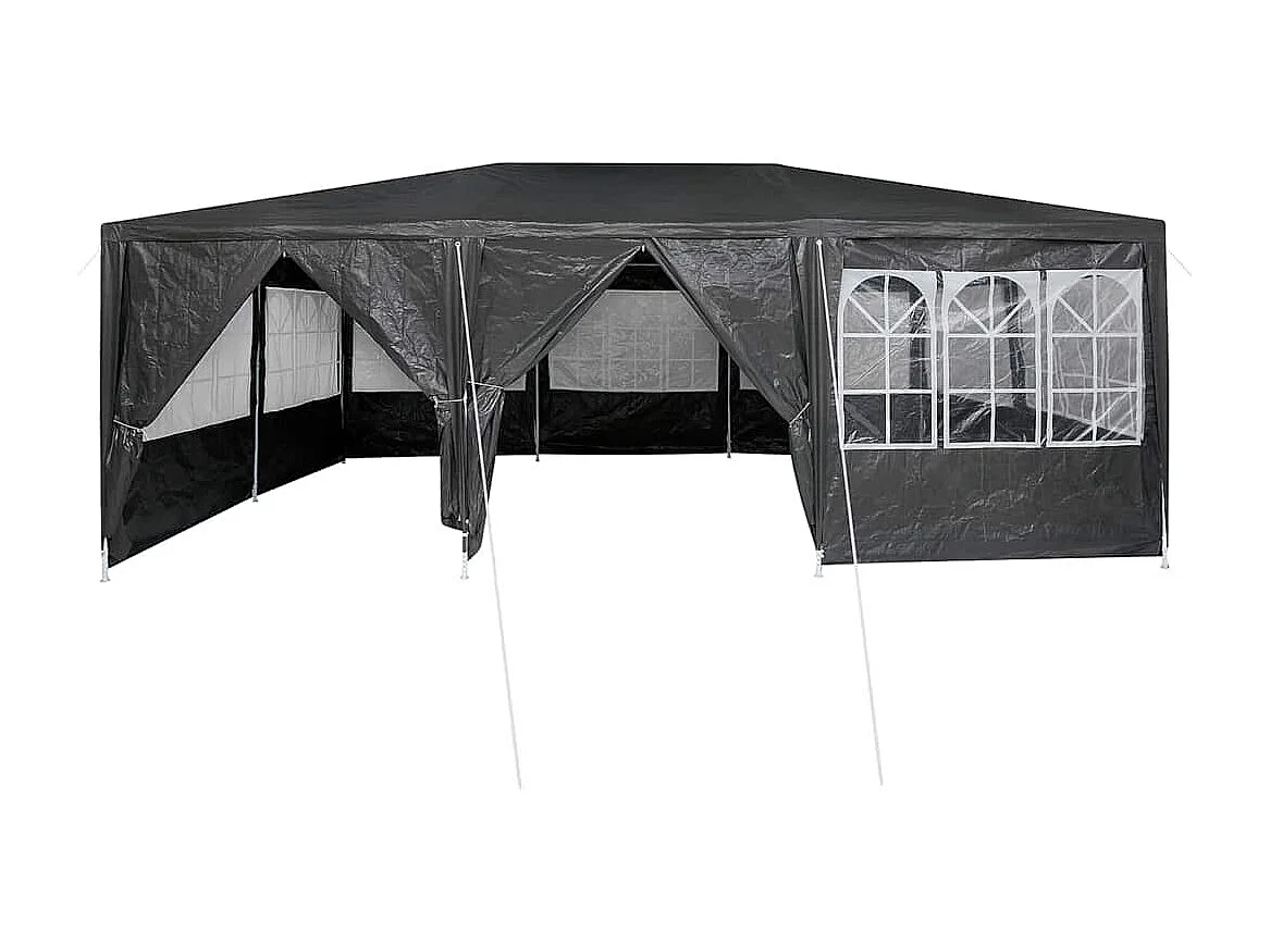 Tente de fête Anthracite et blanc 600 x 400 x 266 cm