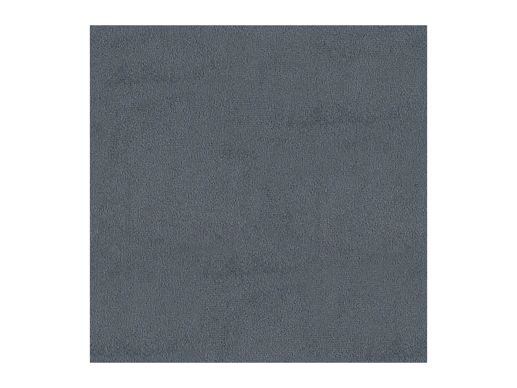 Donkergrijze bank 110x40x70 cm fluweel