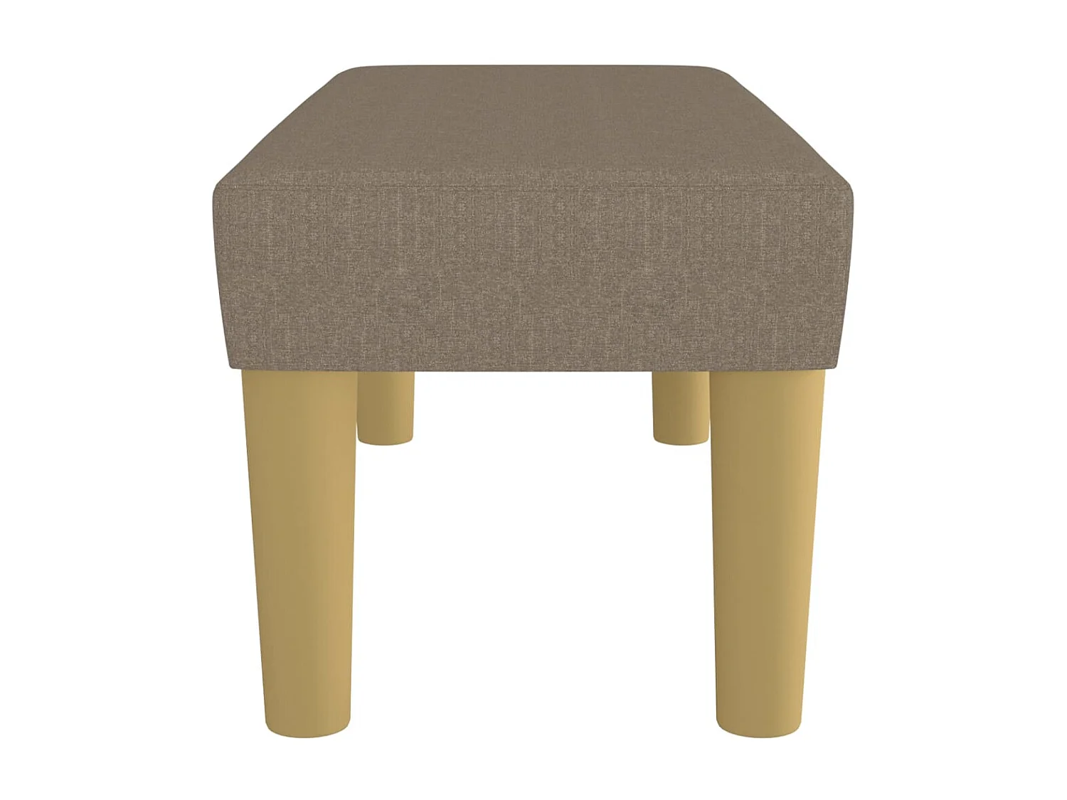 Taupe Bank 70x30x30 cm Stof