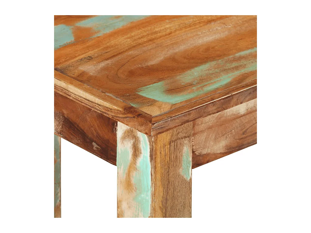 Banc 160x35x46 cm bois de récupération massif